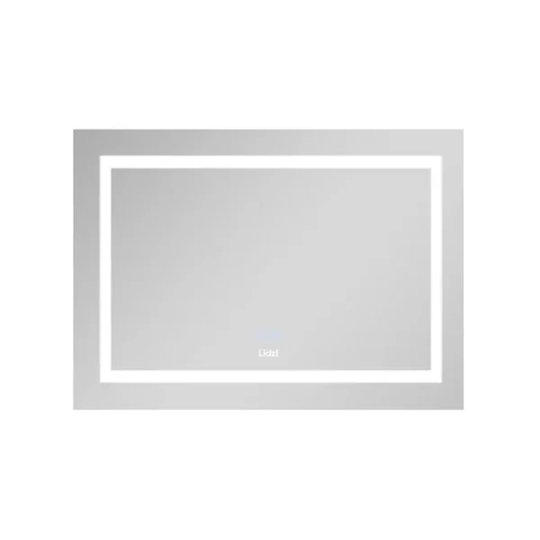 Дзеркало Lidz Kubis 800×600 мм з сенсорним LED-підсвічуванням, підігрівом та регулюванням яскравості (LD78LF9047400)