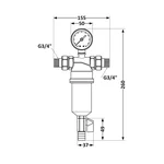 Фильтр самопромывной Thermo Alliance Standart 3/4