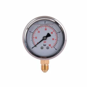 Манометр із гліцерином Thermo Alliancе Forte 4 бар, 1/4