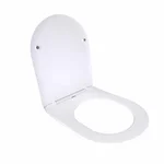Сиденье для унитаза Qtap SD00053639 Grand дюропластовое белое с микролифтом и функцией быстрого съема (QT26228301W3)