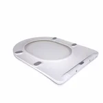 Сиденье для унитаза Qtap SD00053639 Grand дюропластовое белое с микролифтом и функцией быстрого съема (QT26228301W3)