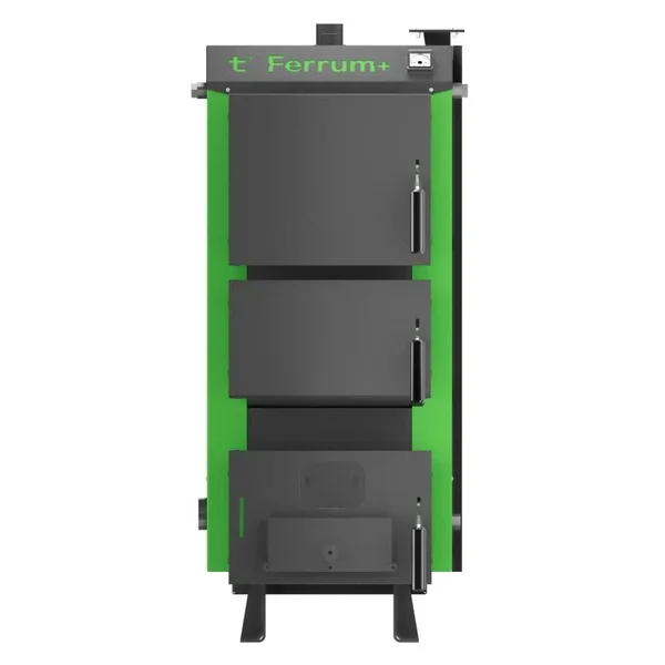 Котел твердотопливный Thermo Alliance Ferrum Plus V 5.0 FSF+ 26 стальной 26 кВт под пеллетную горелку (FP26V50)
