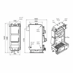 Твердотопливный котел Thermo Alliance Vulcan V 5.0 SF 18 стальной 18 кВт (VSF18V50)