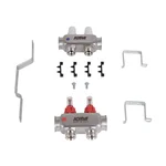 Колектор для теплої підлоги Icma К073 нержавіючий з витратомірами на 2 виходи 1