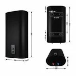 Водонагреватель электрический Thermo Alliance DT80V20GPDD2B черный плоский вертикальный 80 л с сухим ТЭНом 2 кВт (DT80V20GPDD2B)