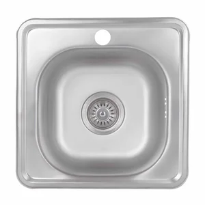 Кухонная мойка Brinex 3838 0,6 мм Satin (BRIN3835SAT06)