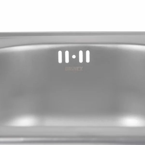 Кухонна мийка Brinex 3838 0,6 мм Satin (BRIN3835SAT06)