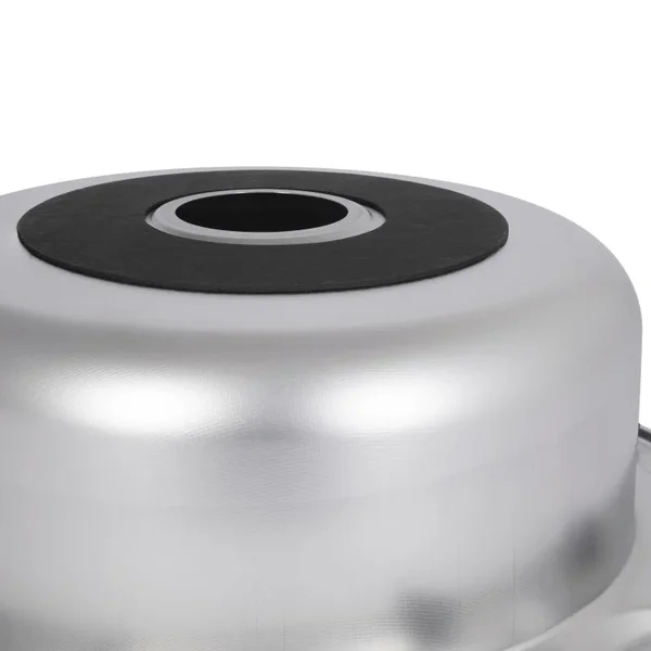 Кухонна мийка Brinex 510-D кругла з нержавіючої сталі 0.8 мм з поверхнею micro decor (BRIN510MDEC08)