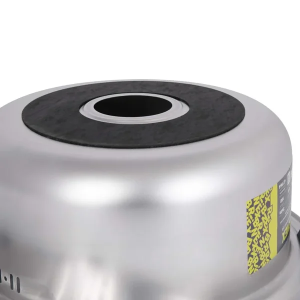 Кухонна мийка Brinex 5745 сатинована з нержавіючої сталі, 0.8 мм (BRIN5745SAT08)