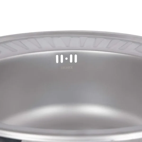 Кухонна мийка Brinex 5745 сатинована з нержавіючої сталі, 0.8 мм (BRIN5745SAT08)