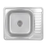 Кухонна мийка Brinex 5848 0,8 мм Micro Decor (BRIN5848MDEC08)