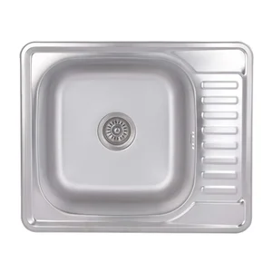 Кухонная мойка Brinex 5848 0,8 мм Satin (BRIN5848SAT08)