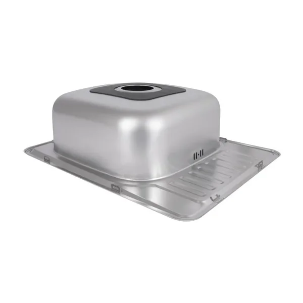 Кухонна мийка Brinex 5848 0,8 мм Satin (BRIN5848SAT08)