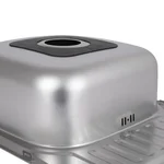 Кухонна мийка Brinex 5848 0,8 мм Satin (BRIN5848SAT08)