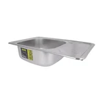 Кухонна мийка Brinex 6642 0,8 мм Satin (BRIN6642SAT08)