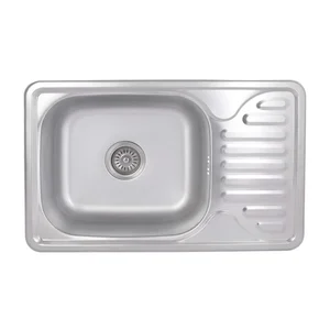 Кухонная мойка Brinex 6642 0,8 мм Satin (BRIN6642SAT08)