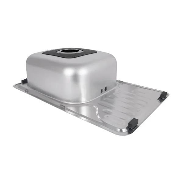 Кухонна мийка Brinex 6642 0,8 мм Satin (BRIN6642SAT08)
