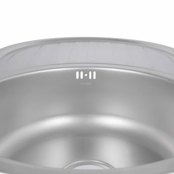 Кухонна мийка Brinex 7750 нержавіюча micro decor з крилом, 0, 8 мм (BRIN7750MDEC08)