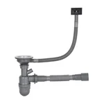 Кухонна мийка Brinex 7750 нержавіюча micro decor з крилом, 0, 8 мм (BRIN7750MDEC08)