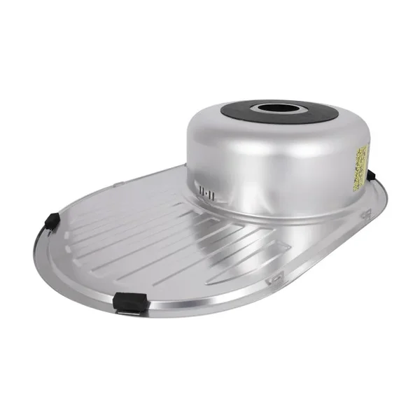 Кухонна мийка Brinex 7750 врізна з нержавіючої сталі satin з крилом 0, 8 мм (BRIN7750SAT08)