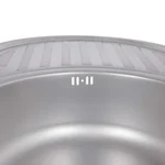 Кухонна мийка Brinex 7750 врізна з нержавіючої сталі satin з крилом 0, 8 мм (BRIN7750SAT08)