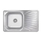 Кухонна мийка Brinex 7848 0,8 мм Satin (BRIN7848SAT08)