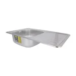 Кухонна мийка Brinex 7848 0,8 мм Satin (BRIN7848SAT08)