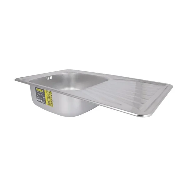 Кухонна мийка Brinex 7848 0,8 мм Satin (BRIN7848SAT08)