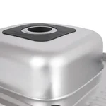 Кухонная мойка Brinex 5080-L накладная из нержавеющей стали satin 0, 6 мм с правым крылом (BRIN5080LSAT06)