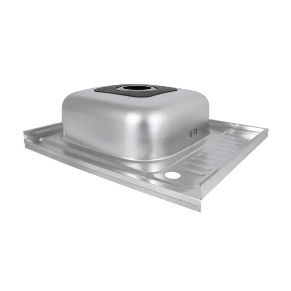 Кухонная мойка Brinex 6050-L 0,6 мм Satin (BRIN6050LSAT06)