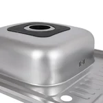 Кухонная мойка Brinex 6050-L 0,6 мм Satin (BRIN6050LSAT06)