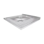 Кухонная мойка Brinex 6060-L 0,6 мм Satin (BRIN6060LSAT06)