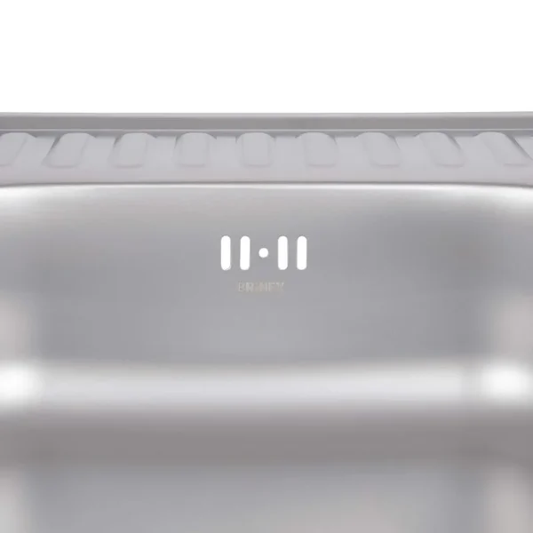 Кухонная мойка Brinex 6060-L 0,6 мм Satin (BRIN6060LSAT06)