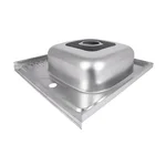 Кухонная мойка Brinex 6060-R из нержавеющей стали 0.6 мм, сатиновая, накладная с левым крылом (BRIN6060RSAT06)