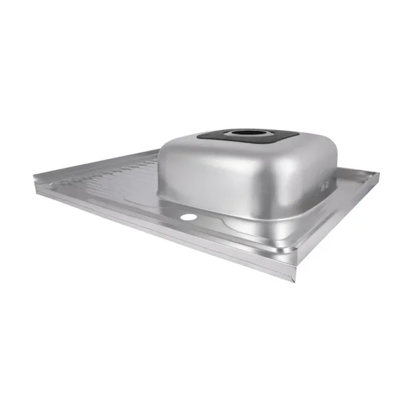 Кухонная мойка Brinex 6080-R 0,6 мм Satin (BRIN6080RSAT06)
