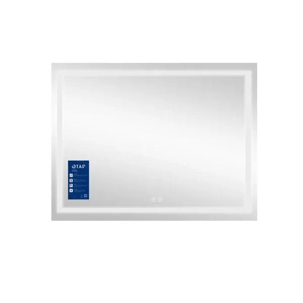 Зеркало Qtap Mideya с LED-подсветкой, антизапотеванием и сенсорным диммером (QT2078NCF7050W)