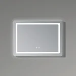Зеркало Qtap Mideya (DC-F614) 700х500 с LED-подсветкой Touch, с антизапотеванием, диммером QT2078NCF07050W