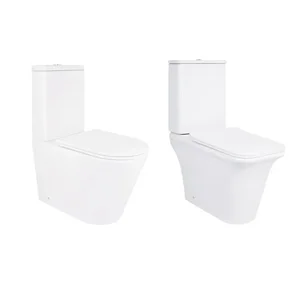 Акционный набор унитазов 2-в-1 Qtap QT14222125AUQW Scorpio Ultra Quiet + Kalao Rimless белый напольный (QT14222125AUQW48039)