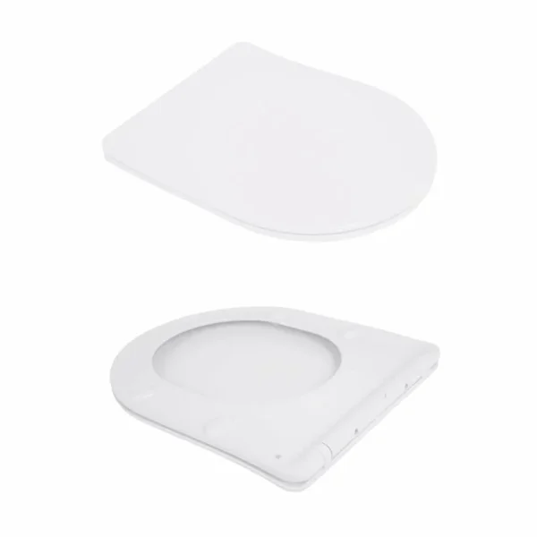 Унитаз подвесной Jay Rimless 485×360×320 мм, White, с сиденьем Slim Duroplast/ Soft-close/ Quick Relase QT07335177RW Qtap