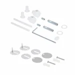 Унитаз подвесной Jay Rimless 485×360×320 мм, White, с сиденьем Slim Duroplast/ Soft-close/ Quick Relase QT07335177RW Qtap