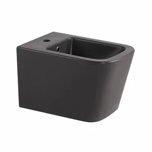 Биде подвесное Qtap Tern 520x350x330 мм, Anthracite QT17551303GAN