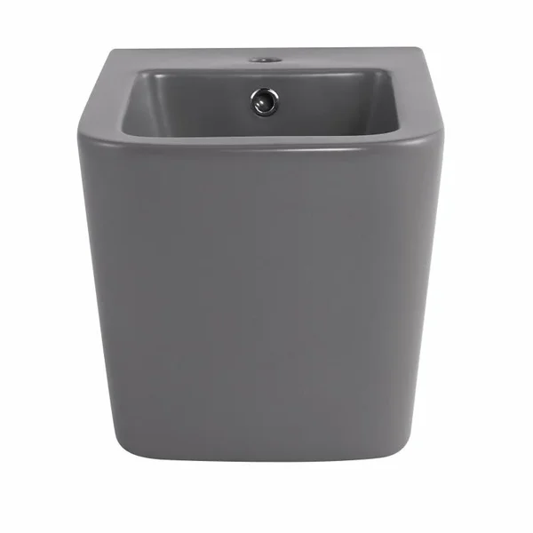 Биде подвесное Qtap Tern 520x350x330 мм, Stone grey QT17551303GSG