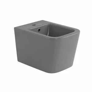 Биде подвесное Qtap Tern 520x350x330 мм, Stone grey QT17551303GSG