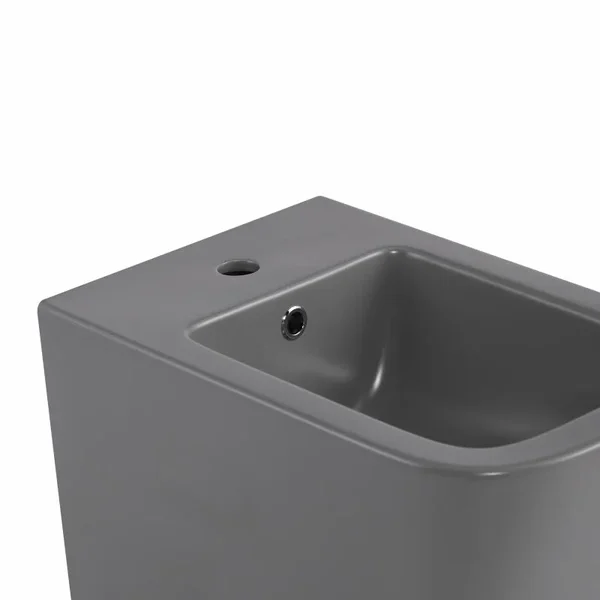 Биде подвесное Qtap Tern 520x350x330 мм, Stone grey QT17551303GSG