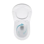 Комплект інсталяції 4 в 1 Qtap Nest / Jay Ultra Quiet білий з підвісним унітазом та лінійною клавішею (QT07335175W48180)