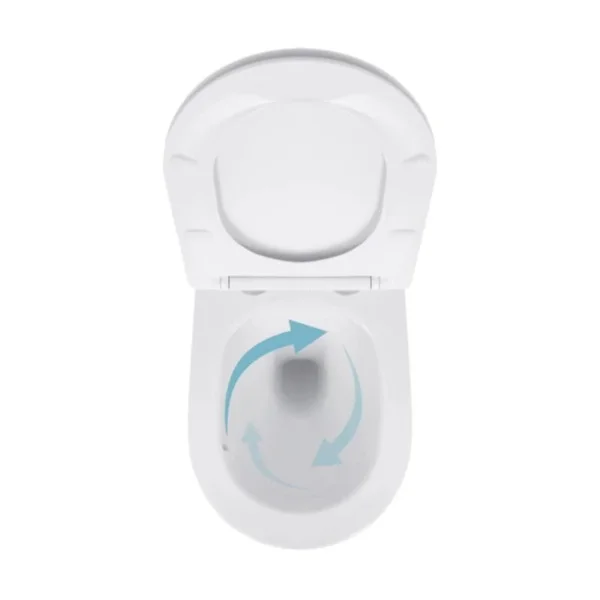 Комплект інсталяції 4 в 1 Qtap Nest / Jay Ultra Quiet білий з підвісним унітазом та лінійною клавішею (QT07335175W48180)