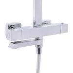Душевая система Qtap Sloup QTSLO51103OC48217 латунная с термостатом и изливом на 3 потребителя, хром (QTSLO51103OC48217)