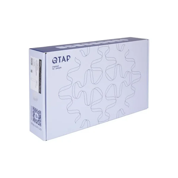 Змішувач для раковини Qtap Capricorn високий одноважільний з хромованої латуні. (QTCAP1060H102C48220)