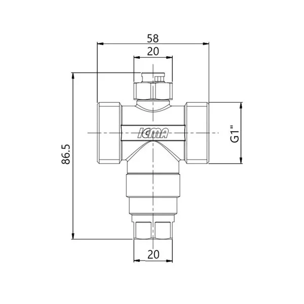 Антизамерзаючий клапан Icma 90609AF06 №609 1