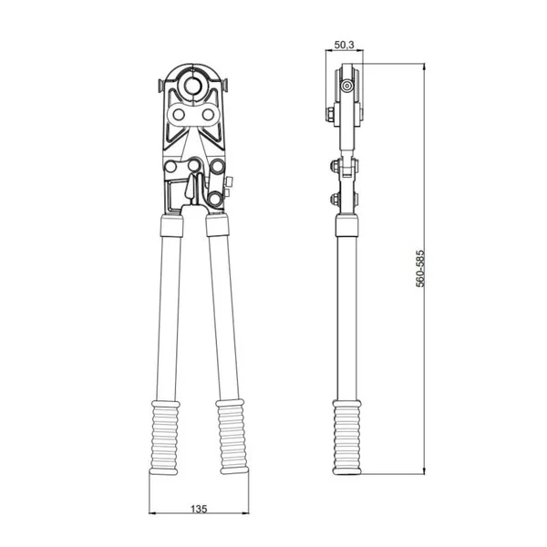 Інструмент для прес-фітингів Thermo Alliance STD-402 ручний d16-32 (STD-402)